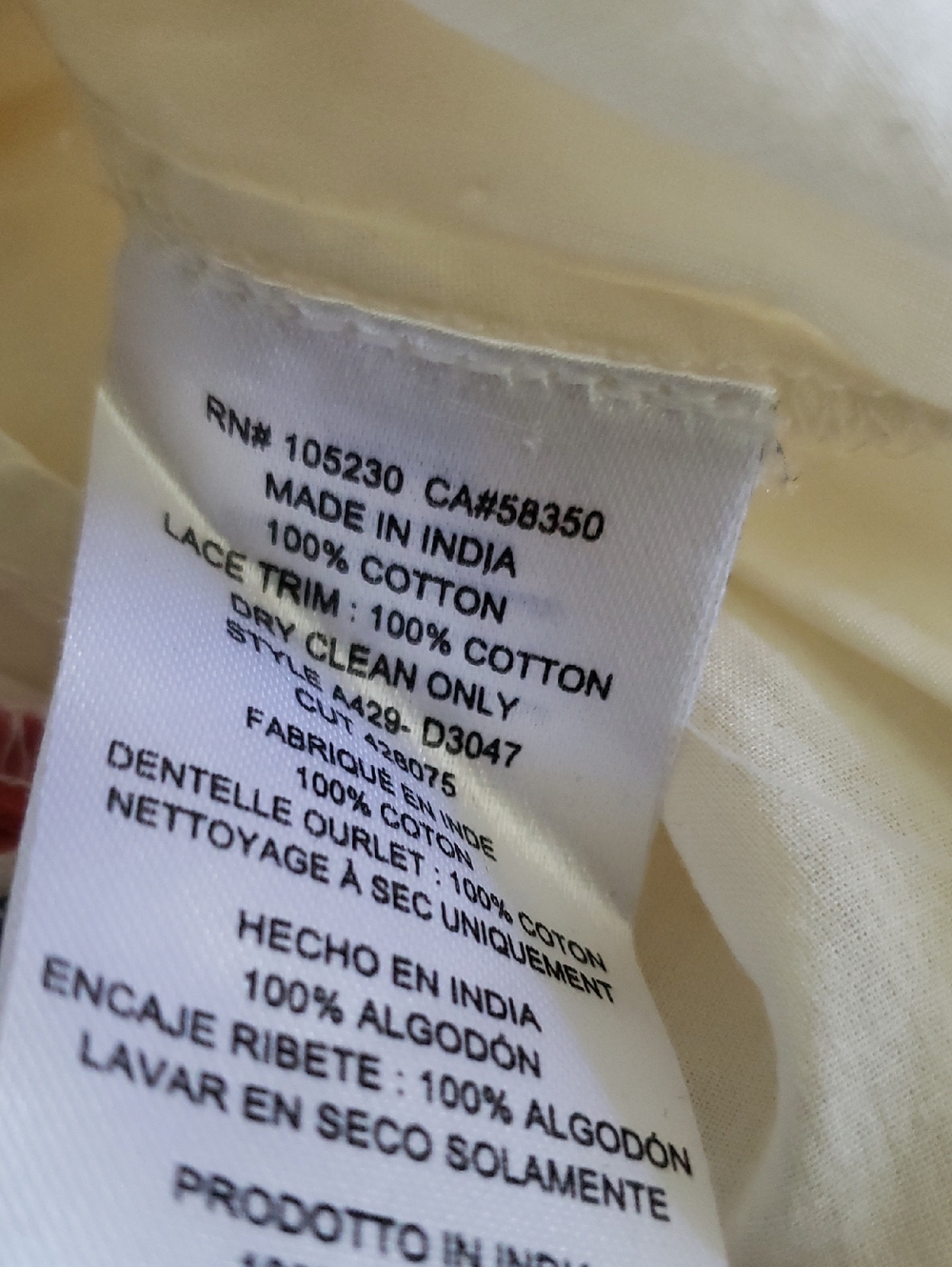 Joie New Dress Embroidered Cotton Slip Shift Chic Women's Sz M Ivory $318 - Picture 15 of 16